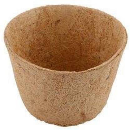 bio blooms Coir pots 10 inchs 10 pots Made Out of Coconut Fiber Plant Container Set