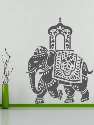 ALLURE 81 cm Royal Elephant Self Adhesive Sticker