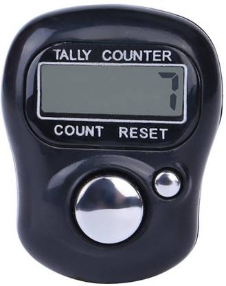 RHONNIUM ™ Electronic LCD Tasbih Finger Tally Counter Islamic Zikr Islam Muslim Hand Ring Counters Multi Color Mini Held Case Resettable Mechanical Manual Clicker Number Lap Tracker Random Counting Digital Tally Counter