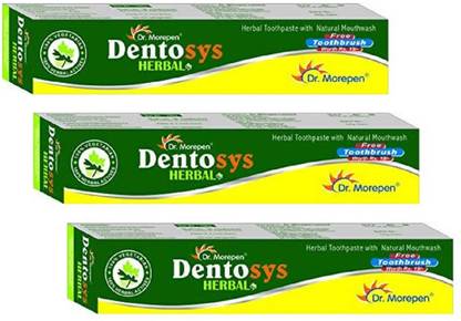 Dr. Morepen Dentosys Herbal Toothpaste ( 3 Pc x 100 gm ) Toothpaste