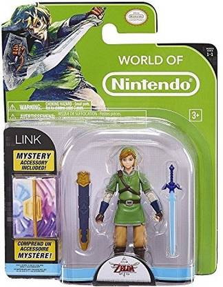 NINTENDO Zelda Skyward Sword Link Action Figure, 4 Inches