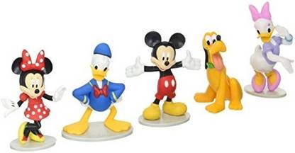 DISNEY Just Play Mickey Mouse Collectible Figure Set Mickey, Minnie, Daisy