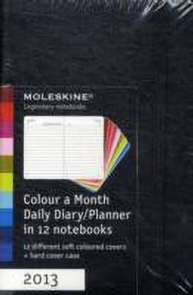 2013 Moleskine Colour A Month Volant Daily Diary (12-set In A Hard Case)