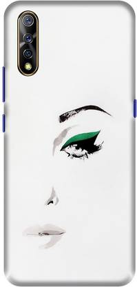 PNBEE Back Cover for Vivo S1, 1907, V1907 - Girl Print Mobile Case Cover