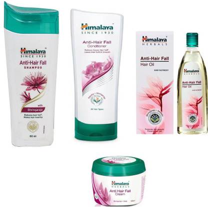 HIMALAYA Hair Fall Kit Combo Set (Set of 4 )