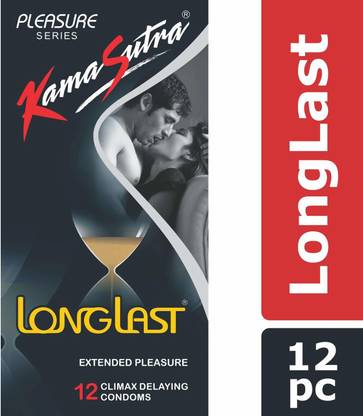 Kamasutra Longlast - Climax Delay - Extended Pleasure Condoms 12's ( Pack Of 2 ) Condom