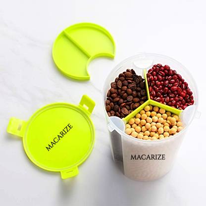 MACARIZE Plastic Grocery Container  - 1500 ml