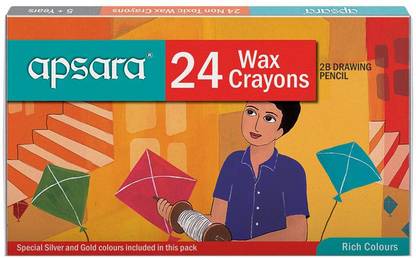 APSARA Wax Crayons