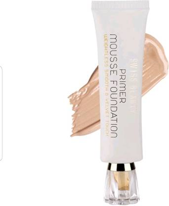 SWISS BEAUTY Primer Mousse Foundation Smooth & Velvet Touch Foundation