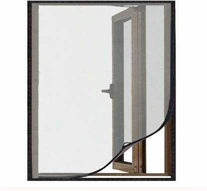 munmun's BLACK NYLON VELCRO INSECT MESH FOR WINDOWS (2ft x 3ft) Insect Net