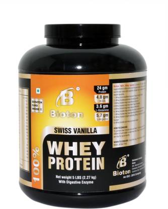 Bioton 100% 5 Lbs Whey Protein