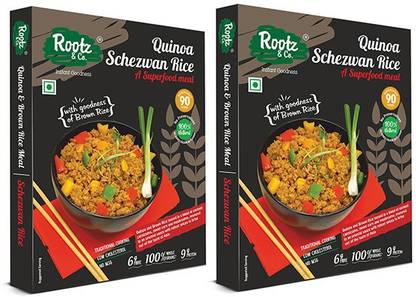 Rootz & Co. Pack of 2 Quinoa Schezwan Rice 600 g