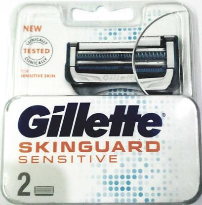 जिलेट स्किनगार्ड सेंसिटिव कार्ट्रिजेज़ (पैक ऑफ 2)