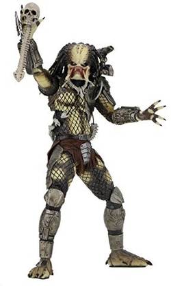 NECA Predator 7 Scale Action Figure 30Th Anniversary Jungle Hunter Unmasked