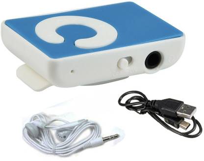 AMUSING Good Quality New Mini Sport Mp3 Clip Player USB Digital Music Player Sport MP3 With Micro SD/TF Card Slot Mini Rechargeable Shuffle MP3 Player Portable music player Easy to care pocket Clip mp3 player with Data Cable & Earphone for Jogging, Running, Gym(Multi printer design depend on stock Availability) 32 GB MP3 Player