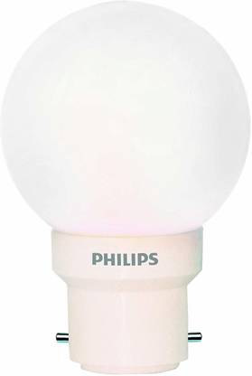 PHILIPS 0.5 W Basic Round B22 LED Bulb
