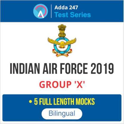 Adda247 Indian Air Force Group X 2019 Online Test Series
