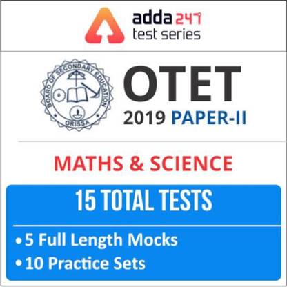 Adda247 OTET Paper II (Maths & Science) Online Test series