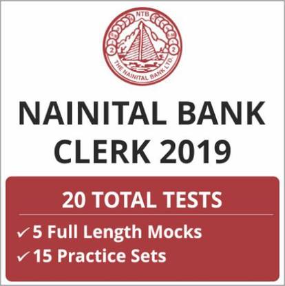 Adda247 Nainital Bank Clerk 2019 Online Test Series