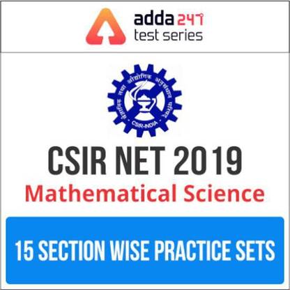 Adda247 CSIR NET Mathematical Science 2019 Online Test Series