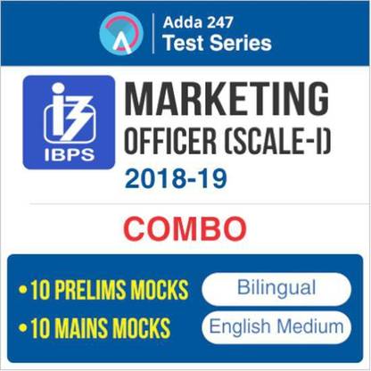 Adda247 IBPS SO Marketing Officer (Pre + Mains) 2019 Online Test Series