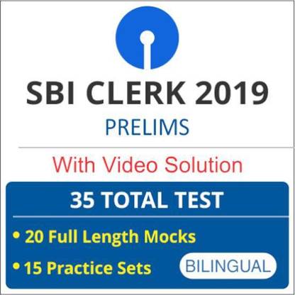 Adda247 SBI Clerk Prelims 2019 With Video Solutions Online Test Series