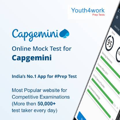 Youth4work Capgemini Exam Online Mock Test – 1 Month Subscription voucher (No CD)