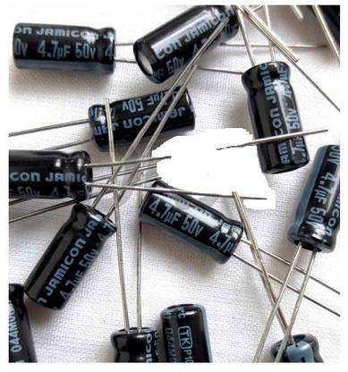 PULSTRON Condensar 4.7uf 50v Pack of 10 Pieces Electronic Components Electronic Hobby Kit