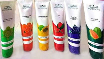 हर्ब्स एंड मोर विटामिन थेरेपी फेशियल किट 6 पाउच 600 g