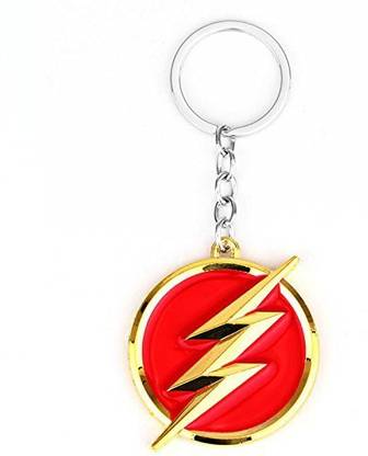 BORING Flash Lightning symbol golden keychain Key Chain