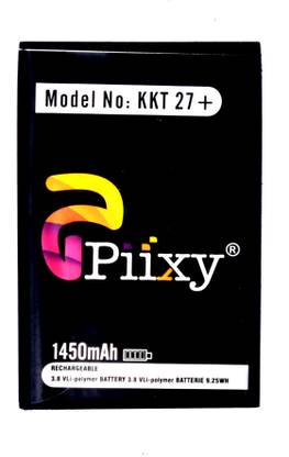 Piixy Mobile Battery For  Lava KKT 27+ and Lava Spark 284 Lava KKT 27+ and Lava Spark 284