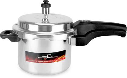 Leo Natura 3 L Outer Lid Induction Bottom Pressure Cooker
