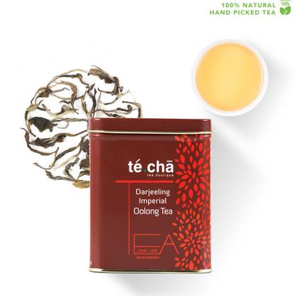 Te.Cha Darjeeling Imperial Favourable Blend of Sumptuous Taste and Aroma Unflavoured Oolong Tea Box