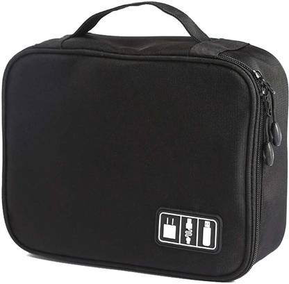 HOUSE OF QUIRK Electronics Accessories Organizer Bag Travel Toiletry Kit