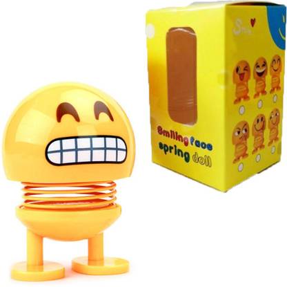 BUY SURETY New Arrival tooth decay Smiley Spring Doll, Cute Emoji Bobble