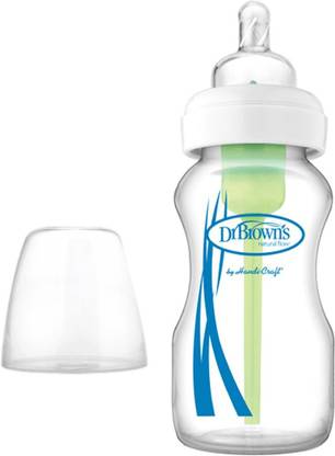 Dr. Brown's Wide Neck Glass Feeding Bottle 9 oz / 270 ml - 270 ml  - 270 ml