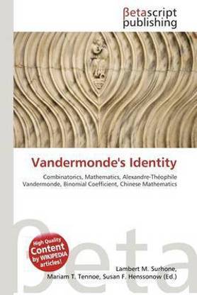 Vandermonde's Identity