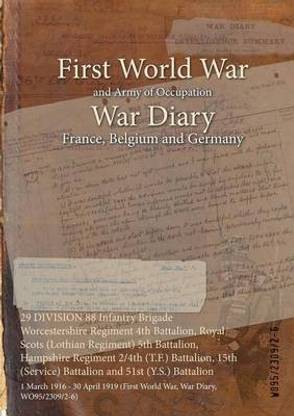 29 DIVISION 88 Infantry Brigade Worcestershire Regiment 4th Battalion, Royal Scots (Lothian Regiment) 5th Battalion, Hampshire Regiment 2/4th (T.F.) Battalion, 15th (Service) Battalion and 51st (Y.S.) Battalion