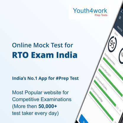 Youth4work RTO Exam India Exam Online Mock Test – 1 Month Subscription