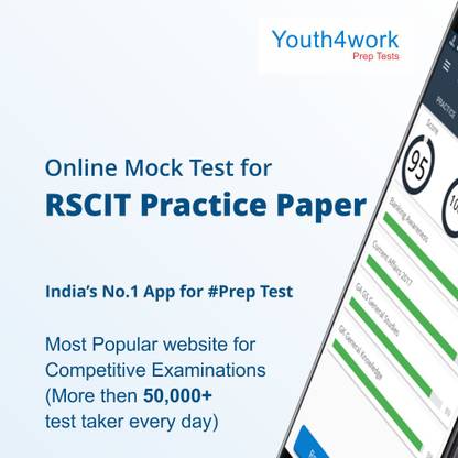 Youth4work RSCIT Practice Paper Exam Online Mock Test – 1 Month