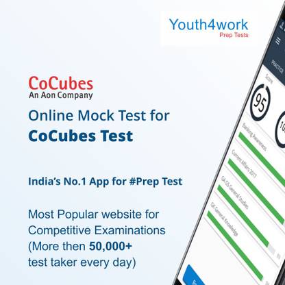 Youth4work CoCubes Exam Online Mock Test – 1 Month Subscription voucher (No CD)