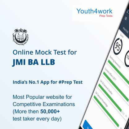 Youth4work JMI BA LLB Exam Online Mock Test (No CD)