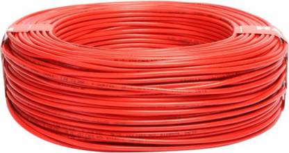 Syska FR PVC 2.5 sq/mm Red 90 m Wire