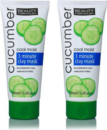 Beauty formulas Cucumber 3 Mintue Clay Mask