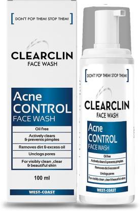 West Coast Clearclin Acne Control Facewash 60ml Face Wash