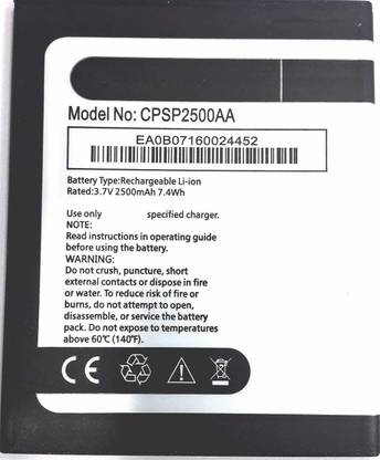TiNC Mobile Battery For  Panasonic P55 & P81 (CPSP2500AA) 2500 mAh