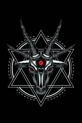 Satan Art Wall Poster Without Frame (Paper; Multicolour; 12x18 Inch) Paper Print