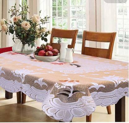FAIRY HOME Cotton 6 Seater Floral Table Cover
