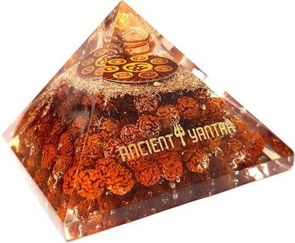 ANCIENT YANTRA Rudraksh Urja Yantra for Vastu Dosh Correction and Wealth Energy Attraction Glass Yantra