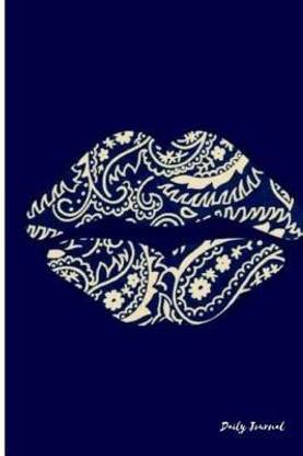 Daily Journal - Blue Bandana Print Writing Journal